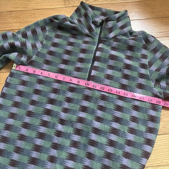 Hooké Pullover 1/4 Zip Fleece Sweater Womens M Multicolour Outdoor Gorpcore - Picture 7 of 8